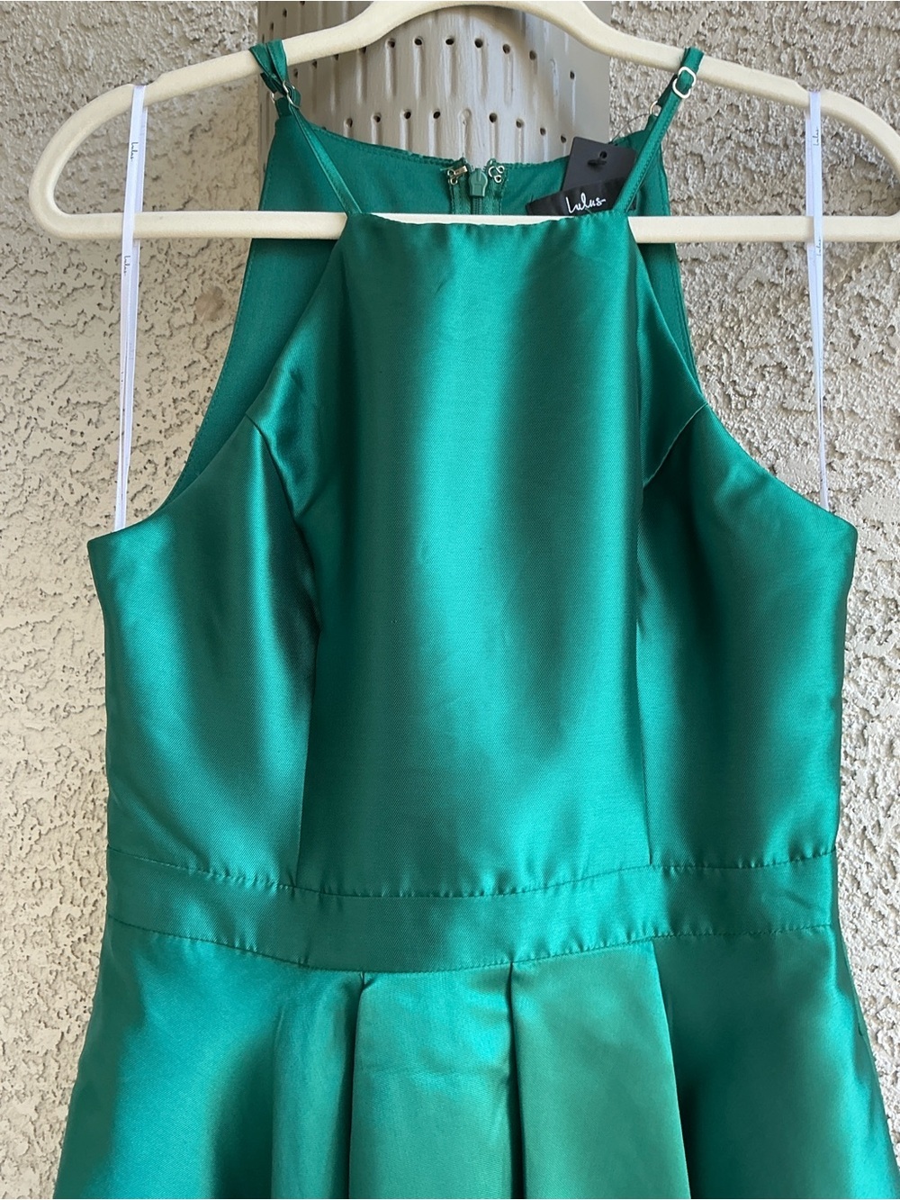 NWT Lulu’s Broadway Show Emerald Green High-Low Maxi Gown Dress M & XL 882102 - Picture 7 of 15